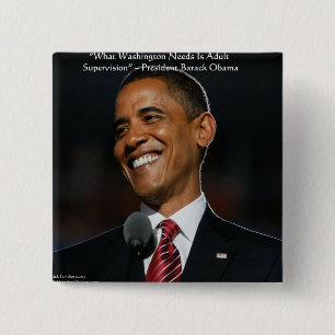 Barack Obama & Humor Citat Presentkort & Kort Knapp
