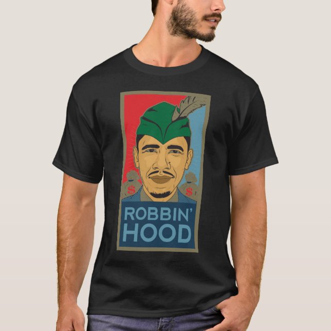 Barack Obama huvaRobin Hood utslagsplats! Barack Tee (Framsida)