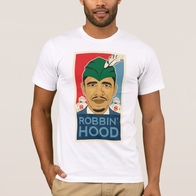 Barack Obama huvaRobin Hood utslagsplats! Tee Shirt (Framsida)