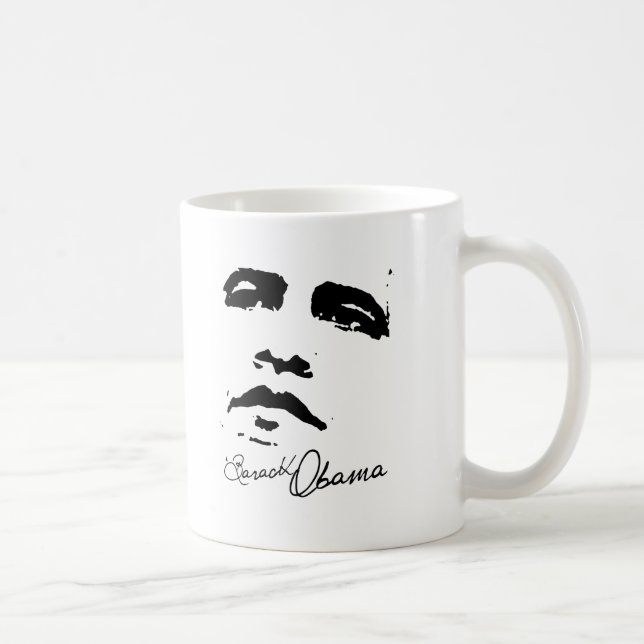 Barack Obama huvud Kaffemugg (Höger)