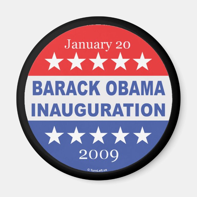 Barack Obama Inauguration Magnet (Framsidan)