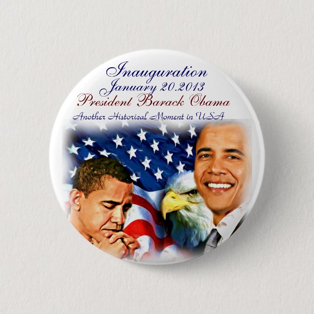 Barack Obama-installationen2013_Button Knapp (Framsida)