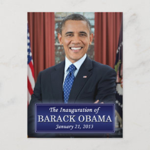 Barack Obama-installationen 2013 Vykort