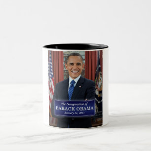 Barack Obama Invigning 2013 Två-Tonad Mugg