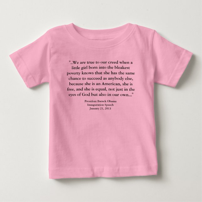 Barack Obama - Invigningen Tal 2013 Tee (Framsida)
