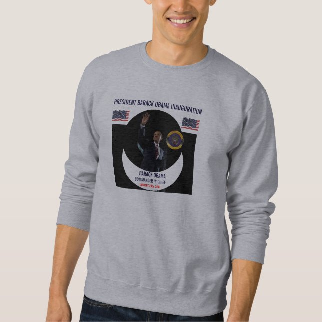 BARACK OBAMA INVIGNINGSVETT SWEATSHIRT (Framsida)