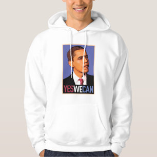 Barack Obama "ja kan vi" den Hooded tröjan Hoodie