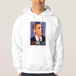 Barack Obama "ja kan vi" den Hooded tröjan Hoodie