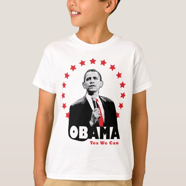 Barack Obama - ja kan vi T Shirt (Framsida)