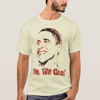 Barack Obama - ja kan vi! T-shirt