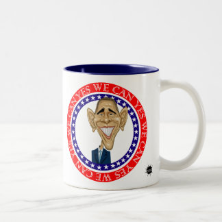 Barack Obama ja kan vi Två-Tonad Mugg