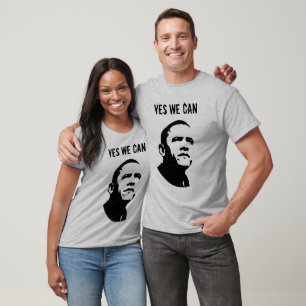 Barack Obama: JA VI KAN. Långärmad Tee Shirt