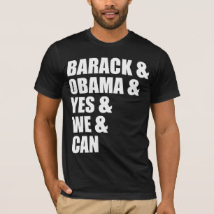 Barack & Obama & ja & vi & kan T-tröja Tee Shirt