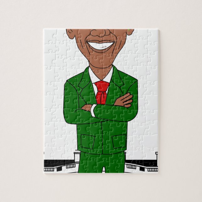 barack obama jultomten pussel (Vertikal)
