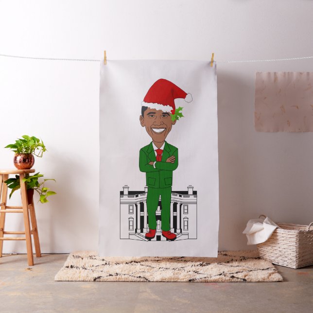 Barack obama jultomten tyg (In Situ)