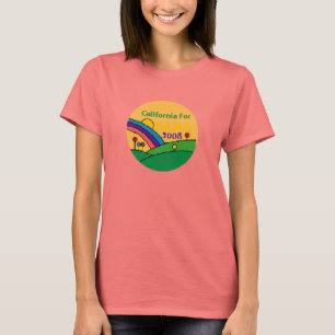 Barack Obama Kalifornien regnbåge T Shirt