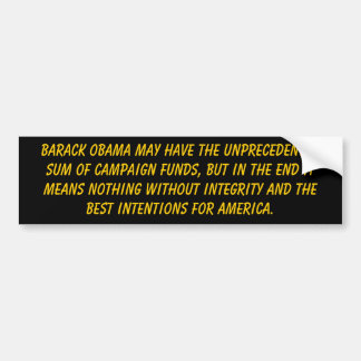 Barack Obama kan ha att unpreceds…, - Skräddarsy Bildekal