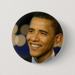 Barack Obama klämmer fast Knapp