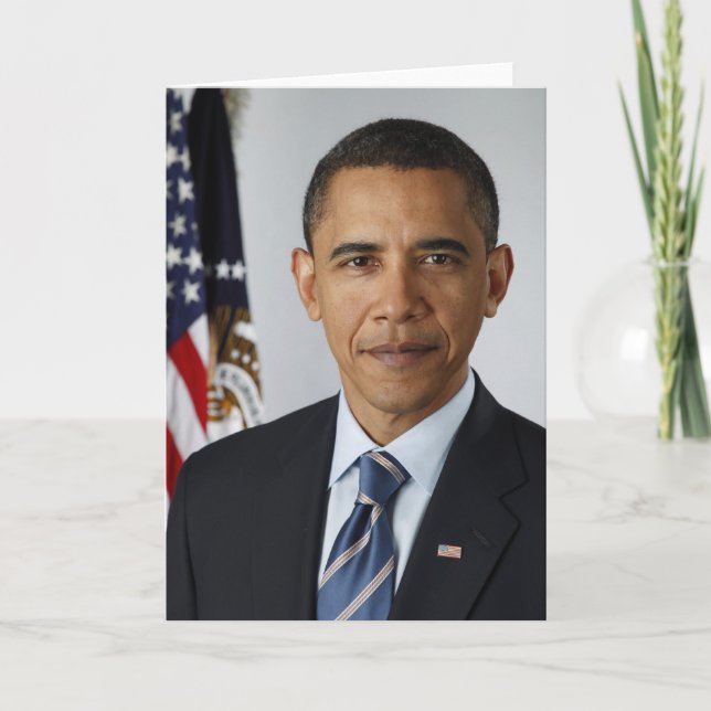 Barack Obama Kort (Framsida)