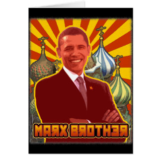 Barack Obama: Marx broder Hälsningskort