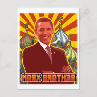 Barack Obama: Marx Brother Vykort