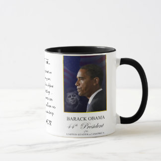 Barack Obama med Jack Kennedy - Ringermugg Mugg