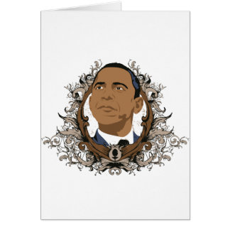 Barack Obama Merchandise Hälsningskort