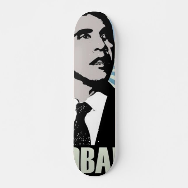 Barack Obama Mini Skateboard Bräda 18,7 Cm (Framsida)