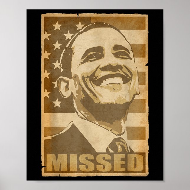Barack Obama Missed Torn Poster (Framsidan)