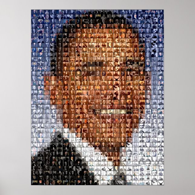 BARACK OBAMA montage Poster (Framsidan)