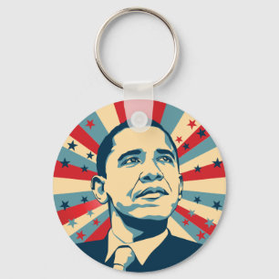 Barack Obama Nyckelring