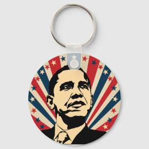 Barack Obama Nyckelring