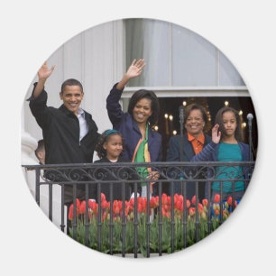 Barack Obama och familj Magnet