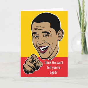 Barack Obama-Personlig Card Kort