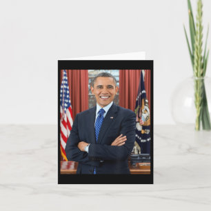 Barack Obama Photo 44:e presidenten Potus Patrioti Kort