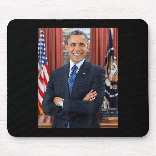 Barack Obama Photo 44:e presidenten Potus Patrioti Musmatta (Framsidan)