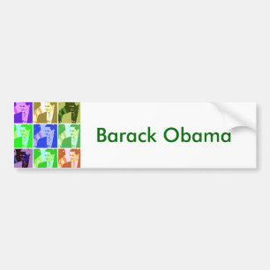 Barack Obama Pop Art Bildekal