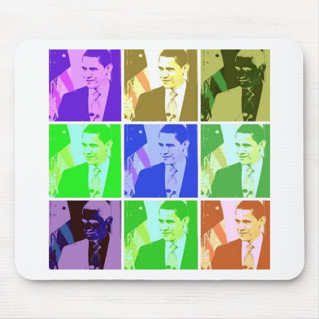 Barack Obama Pop Art Musmatta (Framsidan)