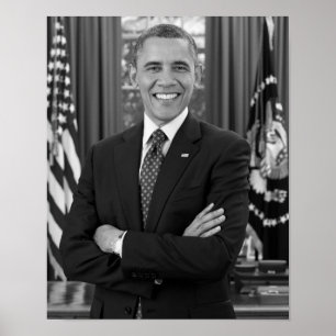 Barack Obama Porträtt - 2012 Poster