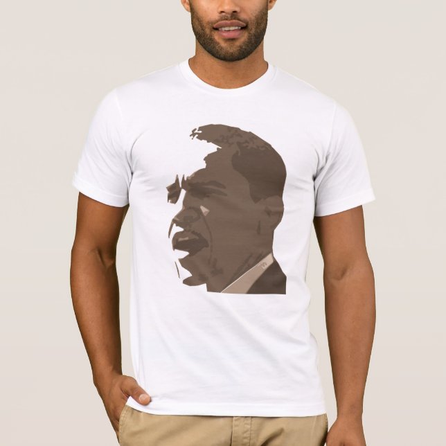 Barack Obama Porträtt i Sepia Tone Shirt T Shirt (Framsida)