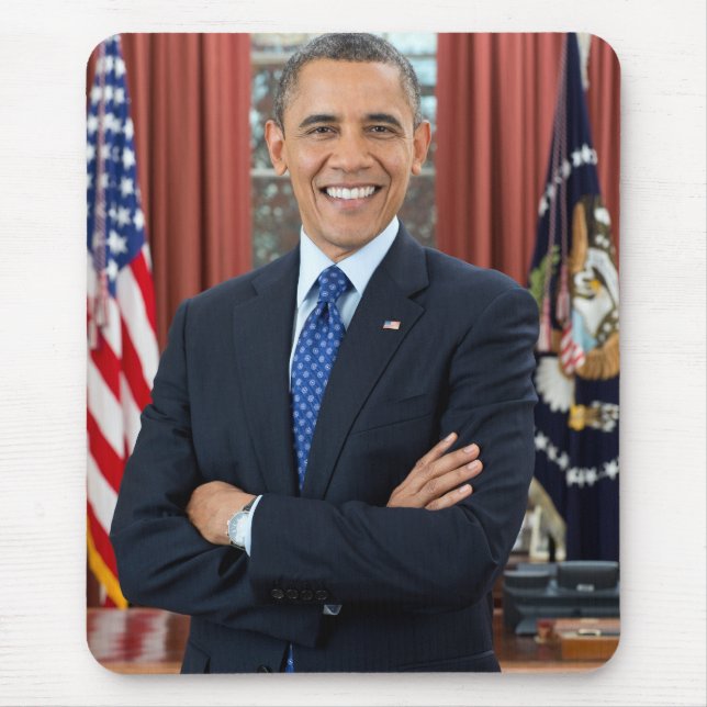 Barack Obama porträtt Musmatta (Framsidan)