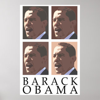 Barack Obama Porträtt Poster