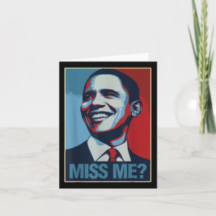 Barack Obama Porträtt saknar citat Liberal Democr Kort
