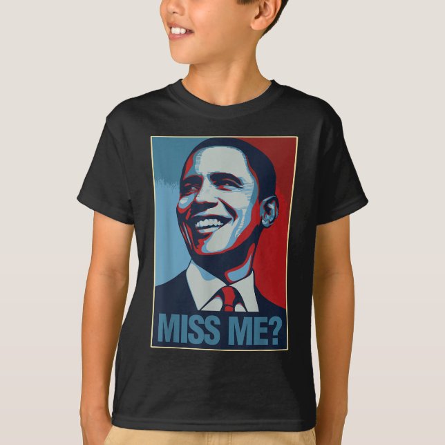 Barack Obama Porträtt saknar citat Liberal Democr T Shirt (Framsida)