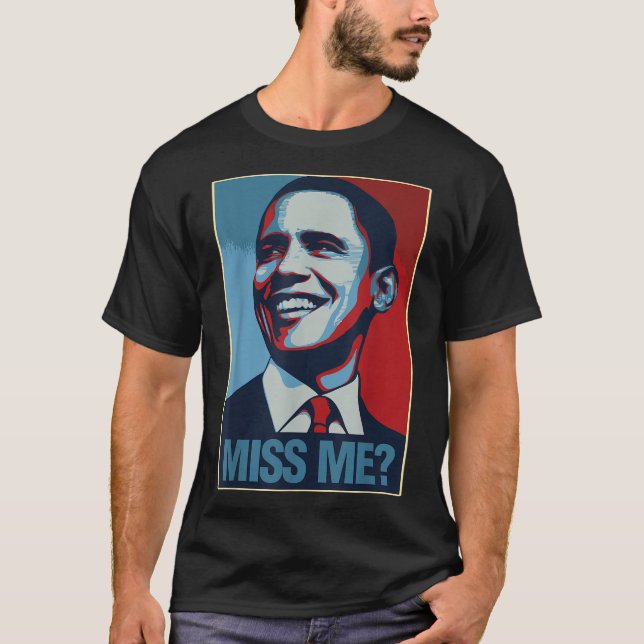 Barack Obama Porträtt saknar citat Liberal Democr T Shirt (Framsida)