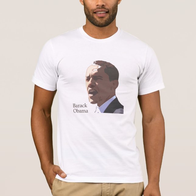 Barack Obama porträttT-tröja T-shirt (Framsida)