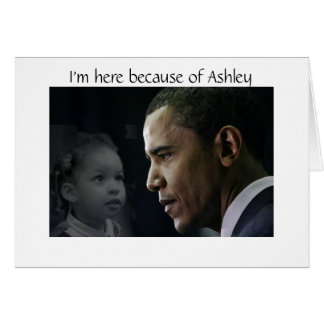 Barack Obama Postcards-Ashley Hälsningskort