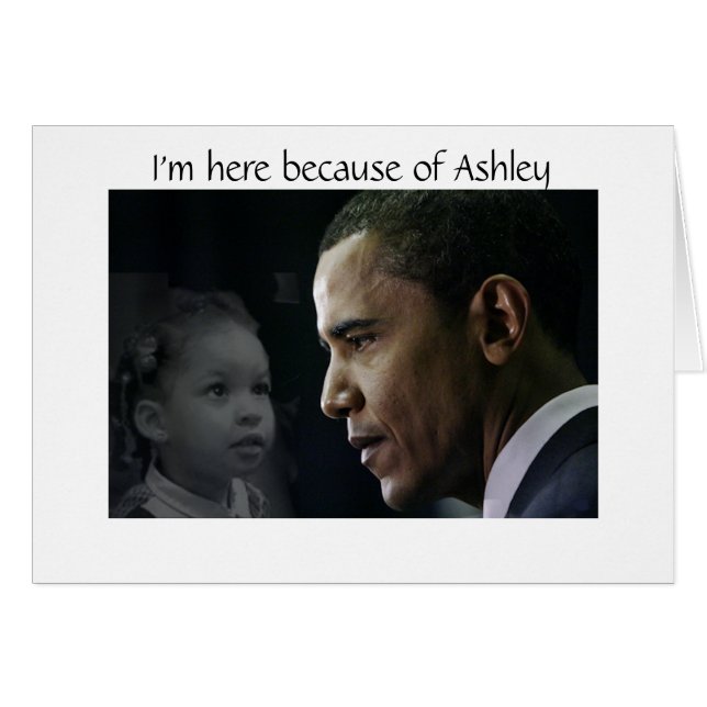 Barack Obama Postcards-Ashley Hälsningskort (Framsidan Horizontal)