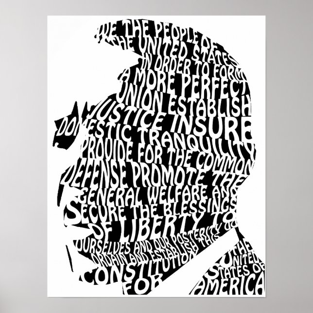 Barack Obama Preamble Poster (Framsidan)