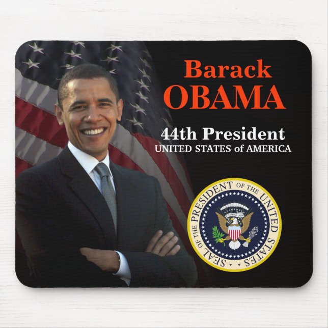Barack Obama president dag Mousepad Musmatta (Framsidan)
